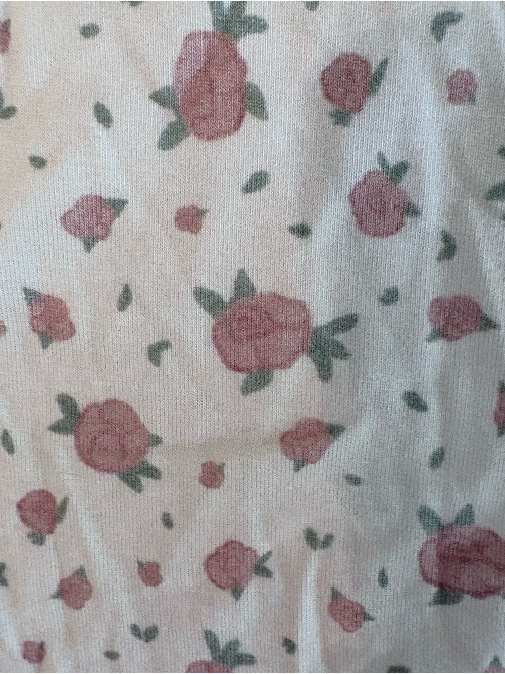 NWT Dear Perli Baby Girl Bamboo Footie Zippered 1 Piece Rosie Posie 6-12 Months - Picture 6 of 9